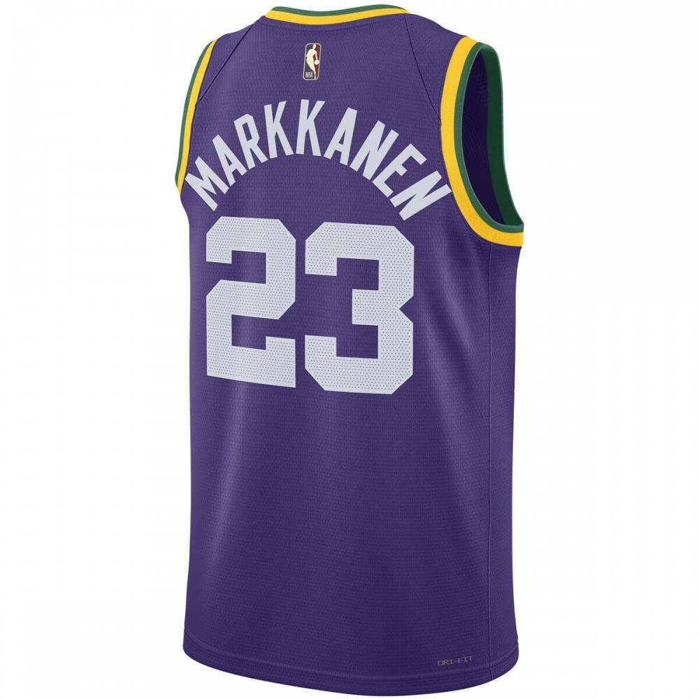 Lauri Markkanen Utah Jazz Unisex 2023/24 Swingman Replica Jersey - Classic Edition - Purple-Pro Kit Vault | Brand New 26/27 Sports Jerseys